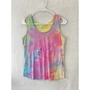 Belle by Kim Gravel Women's Tank Watercolor Print Dye Beach Size XXS‎